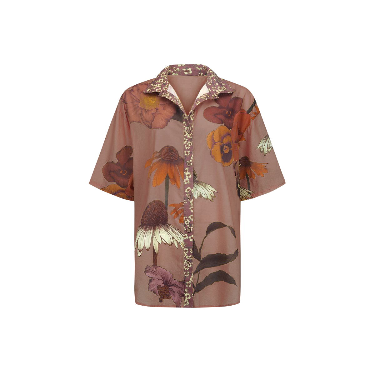 Glades Over Swim Shirt - Cedar