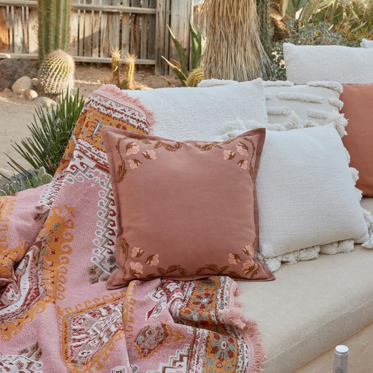 Hemp Cushion Cover - Tan