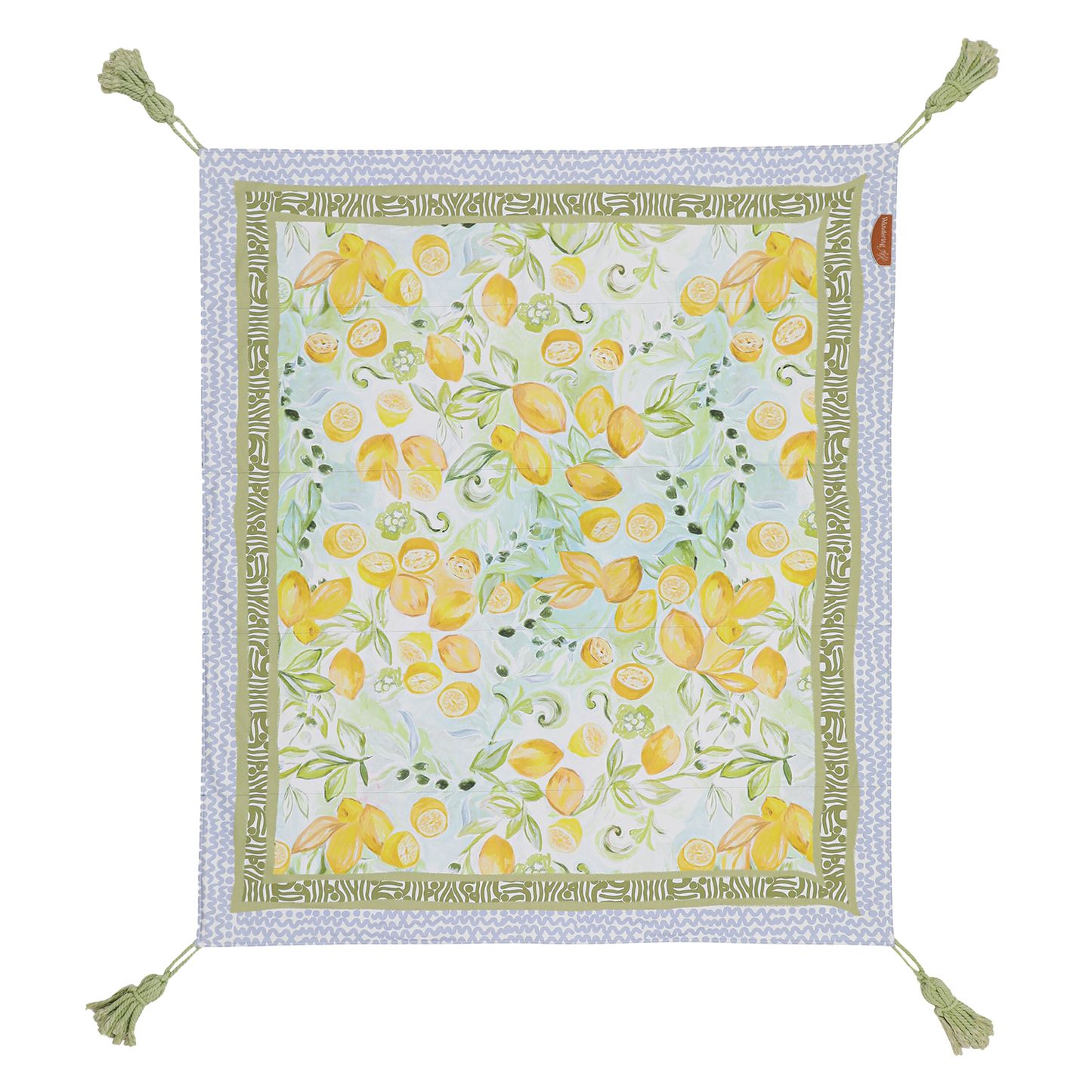 Le Lemon Picnic Rug - Olive