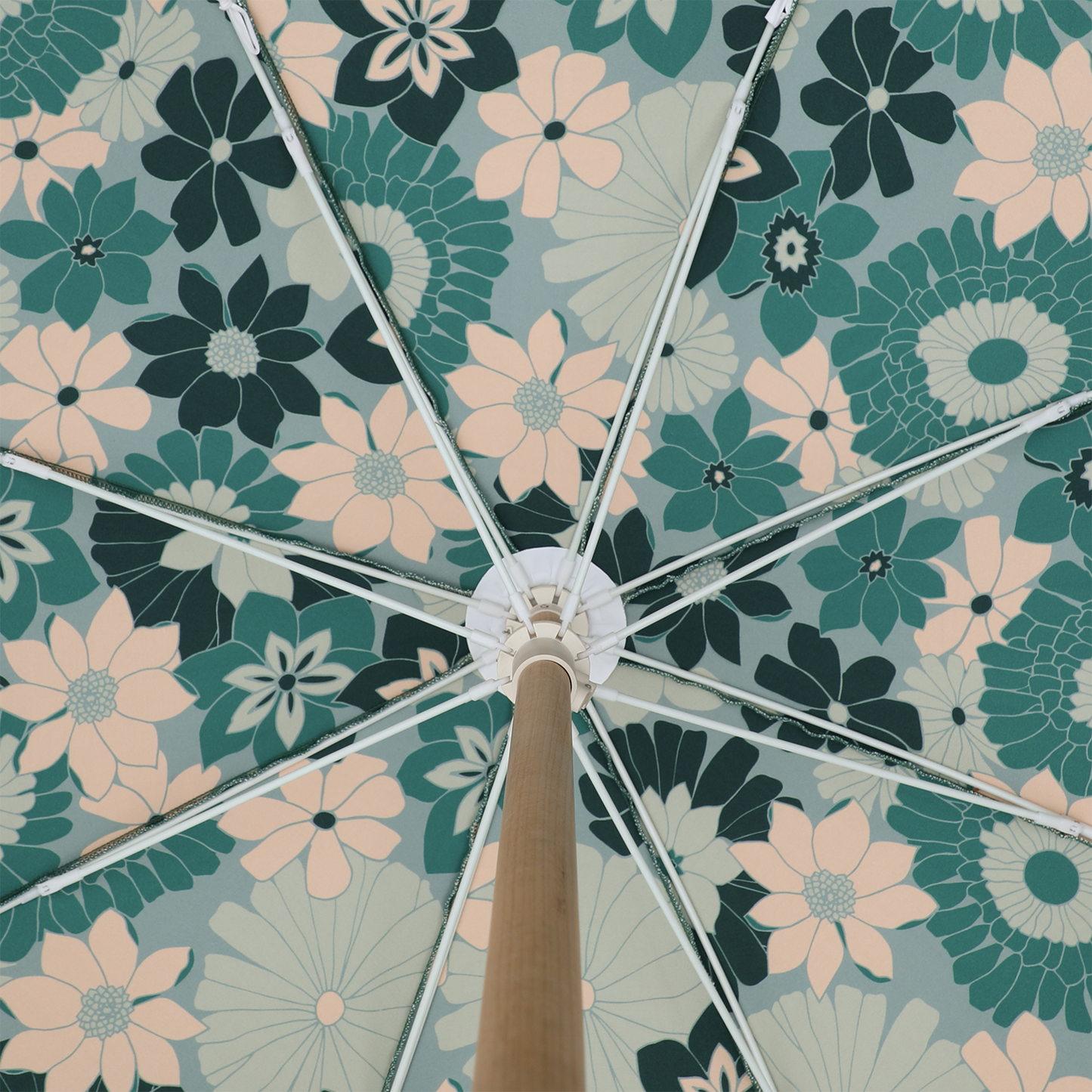 Lola Premium Beach Umbrella - Peppermint