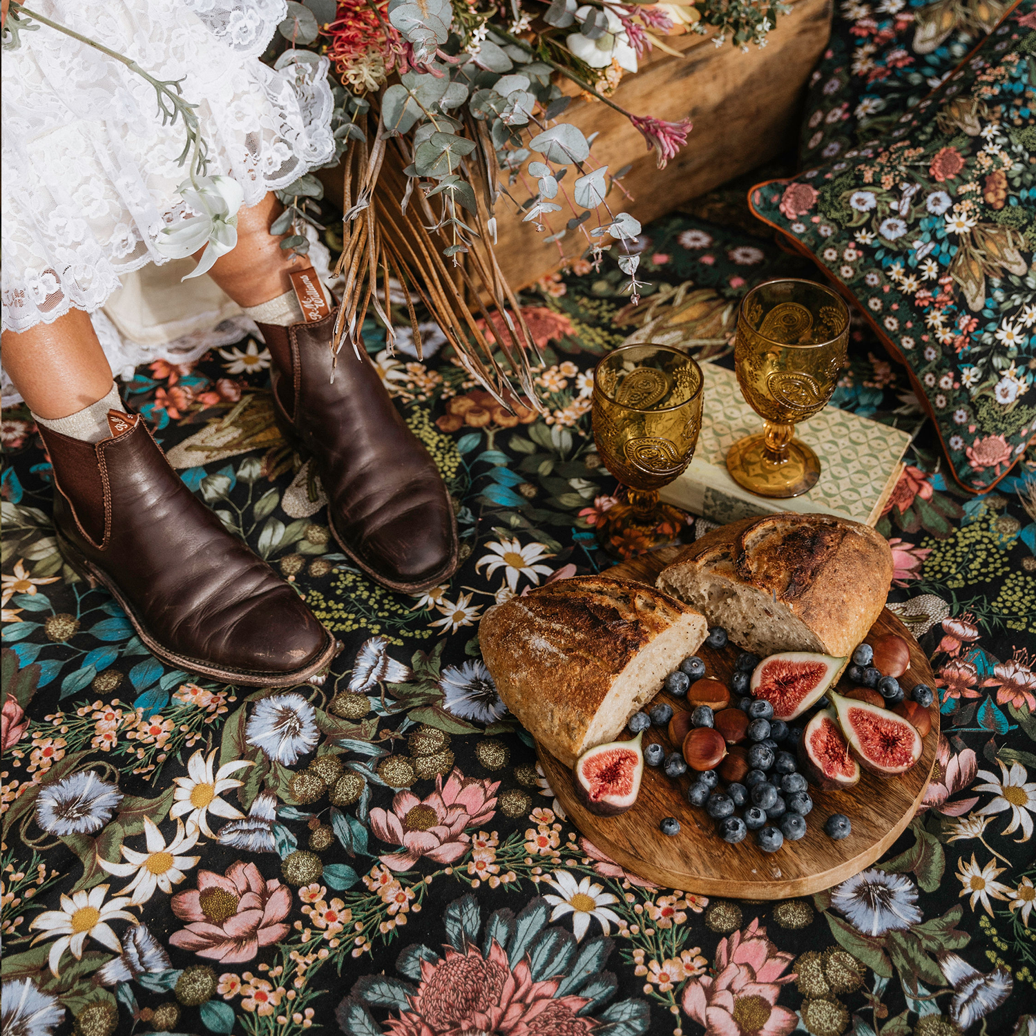 Native Picnic Rug Wildflower