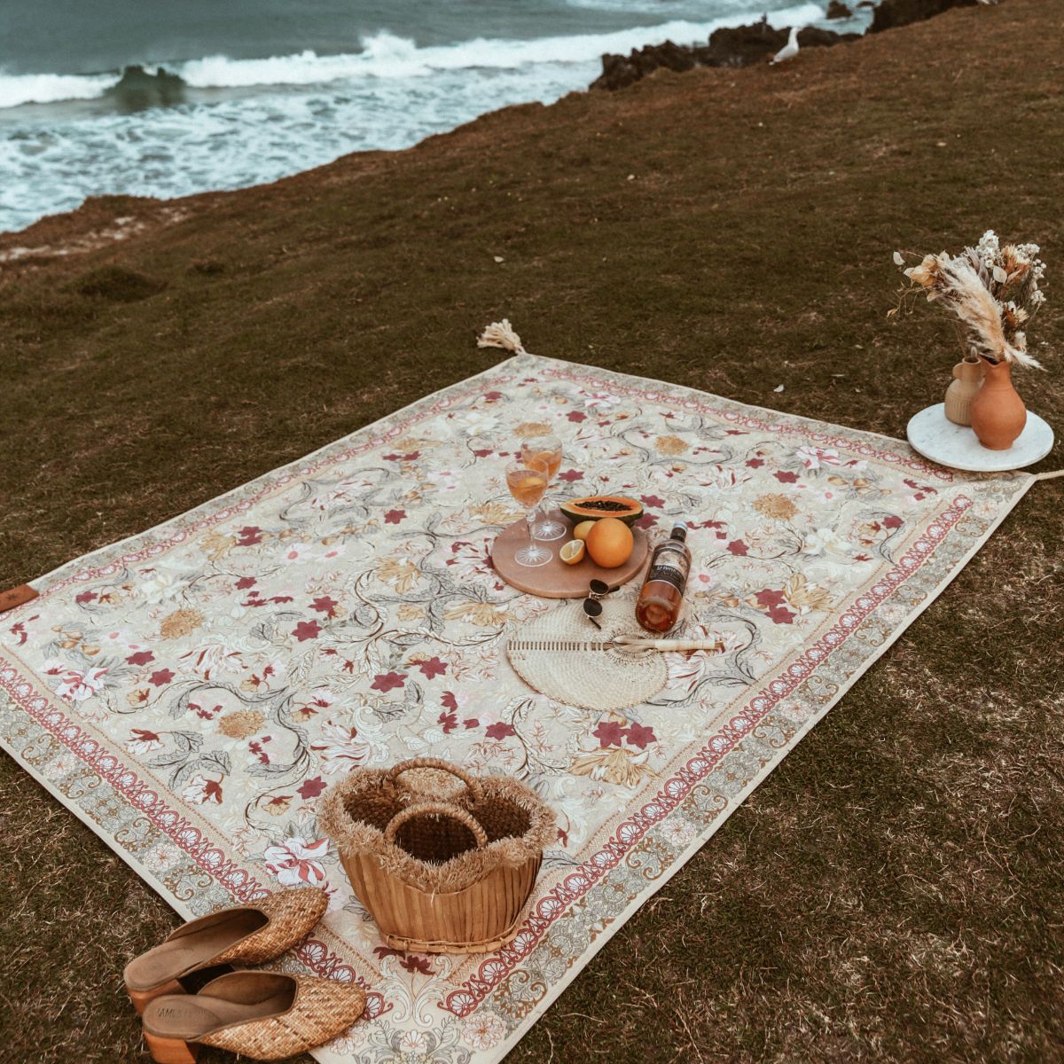 Forest Picnic Rug - Pastel