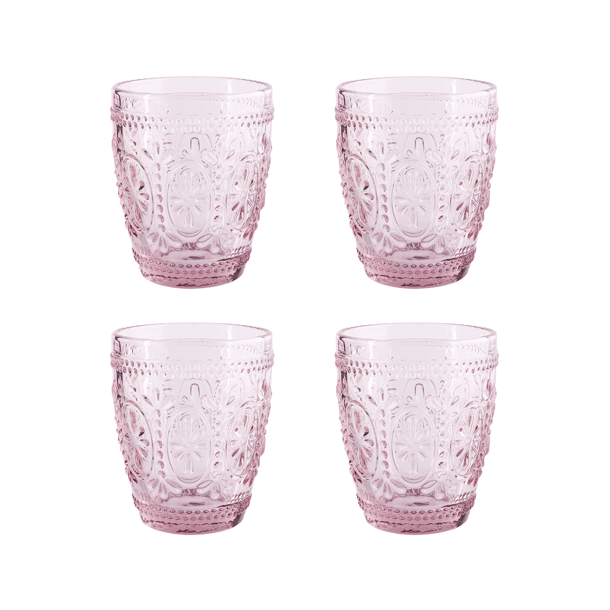 Tumbler Glass Set of 4 Primrose