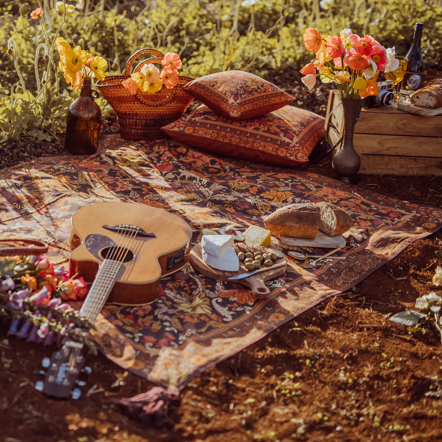 Forest Picnic Rug - Spice