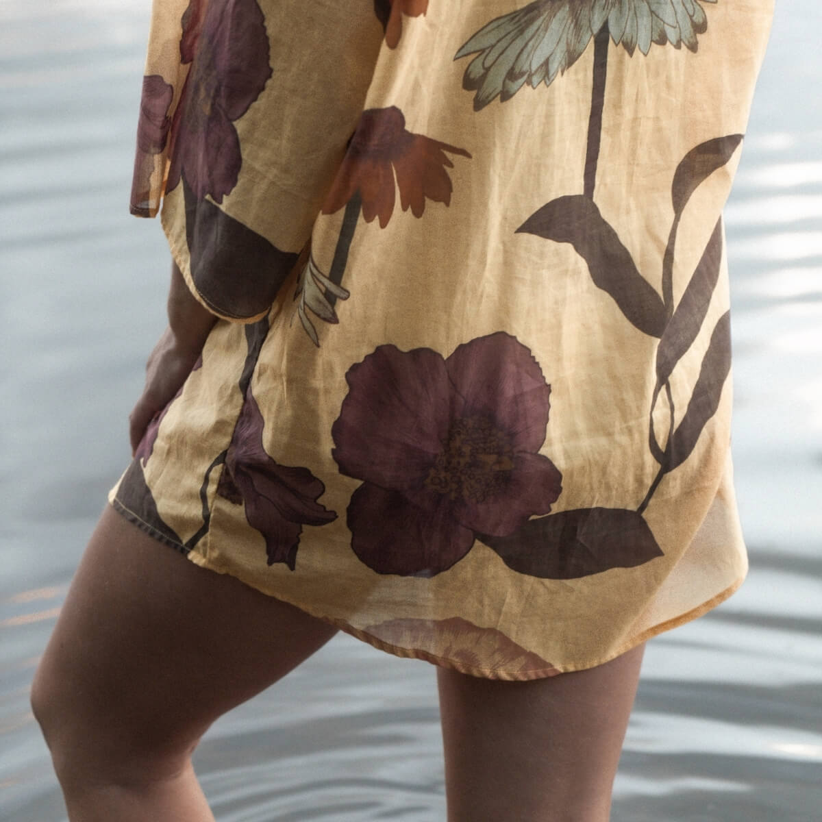 Glades Over Swim Shirt - Chamomile