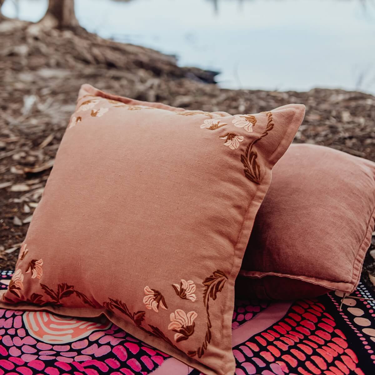 Hemp Cushion Cover - Tan