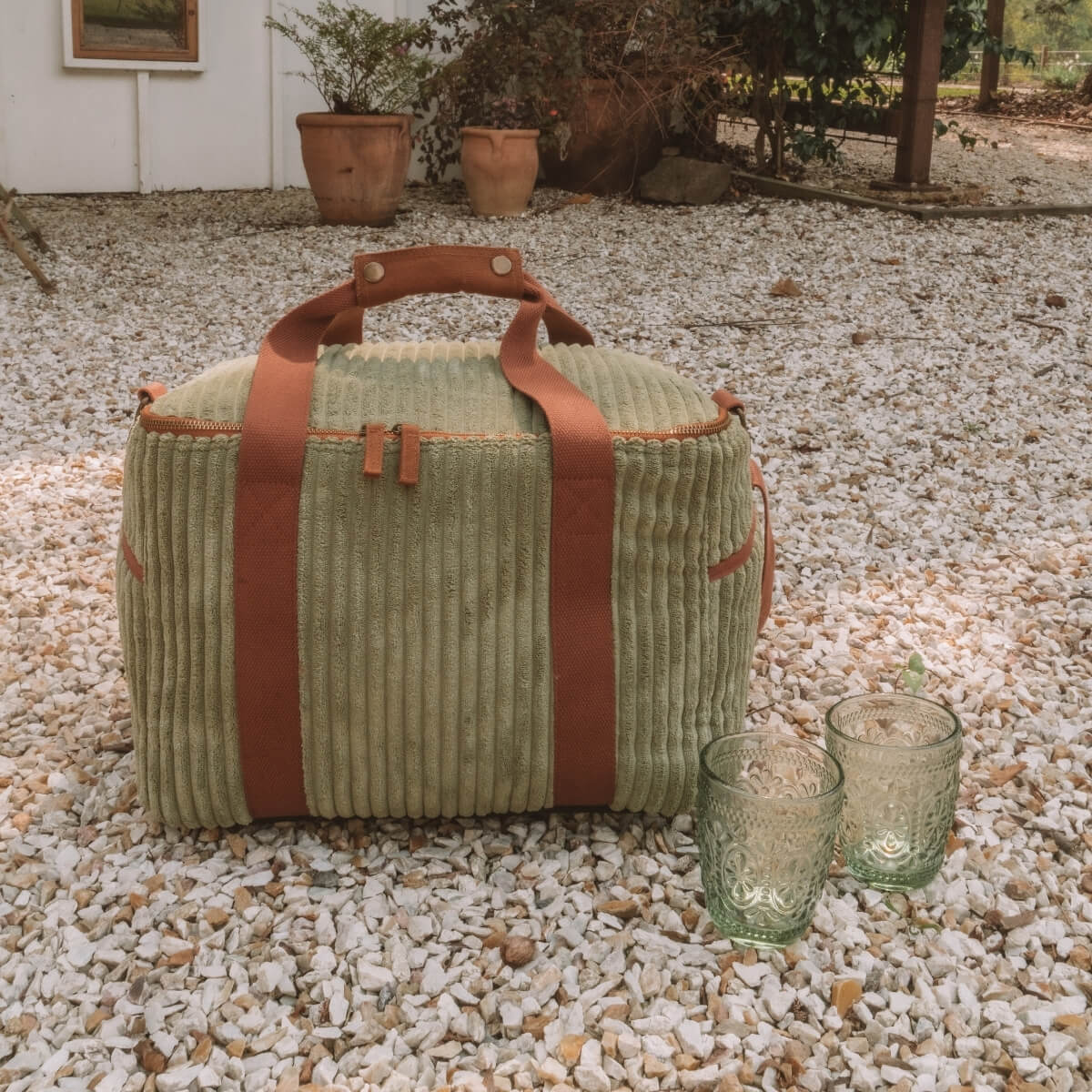 Cord Cooler Bag Large - Cactus