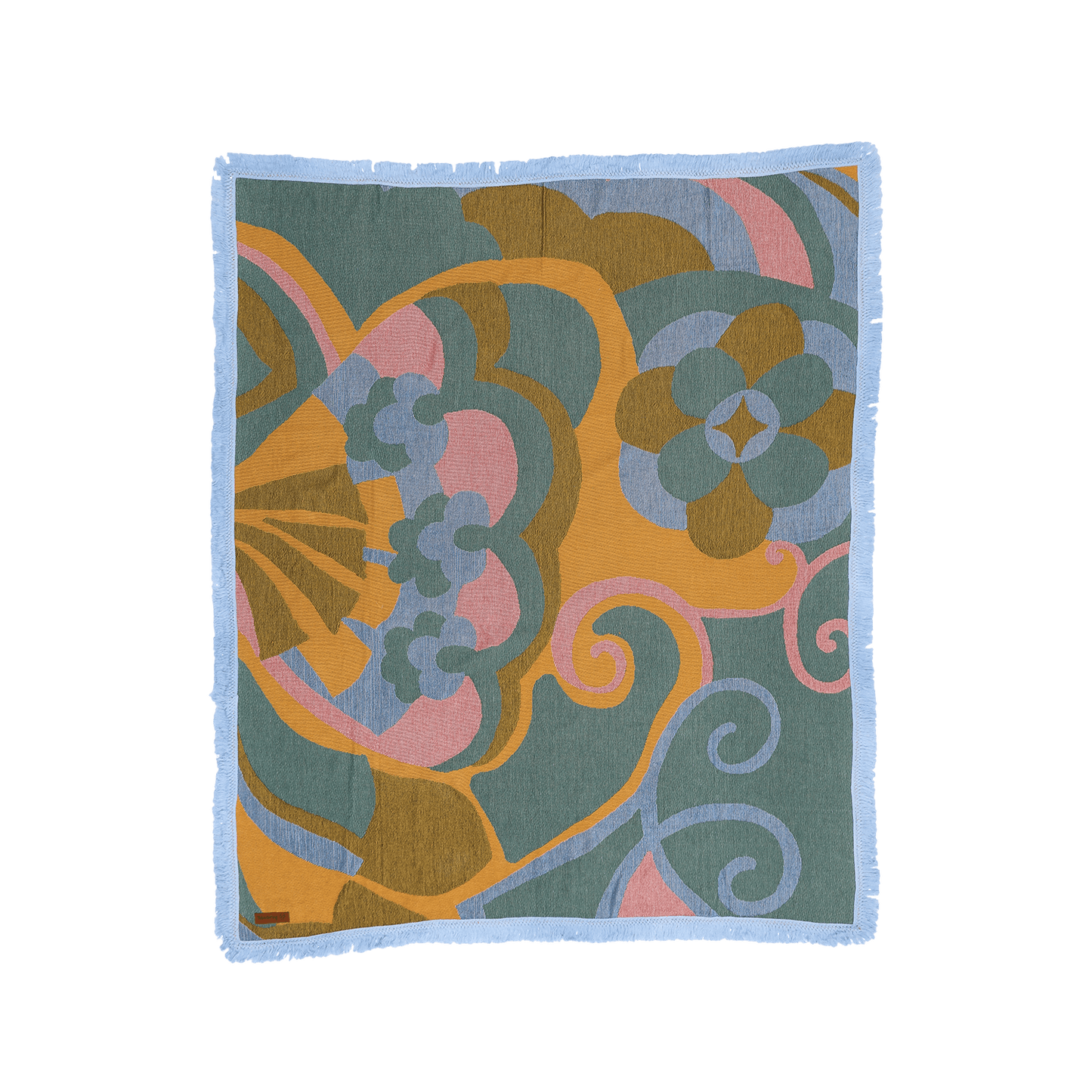 Kaleid Woven Throw - Sugar